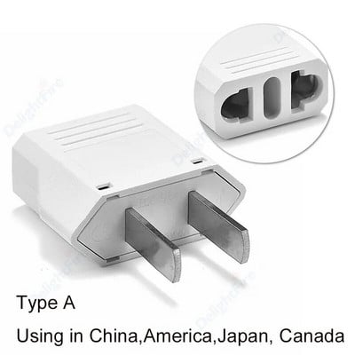 SAD Japan Kina Putni utikač Adapter Europska EU u SAD JP Strujni adapter Električni utikač Pretvarač Utičnice Utičnica za AC punjač