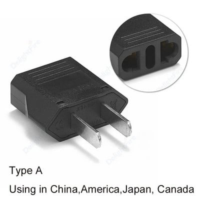 SAD Japan Kina Putni utikač Adapter Europska EU u SAD JP Strujni adapter Električni utikač Pretvarač Utičnice Utičnica za AC punjač