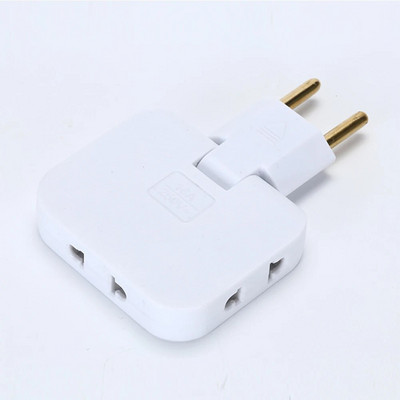 3 u 1 EU adapter za utičnicu, sklopivi putni adapteri iz SAD-a u EU, pretvarač struje KR utikač, električna utičnica, AC utičnica