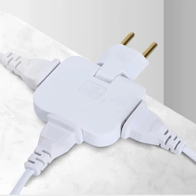 3 u 1 EU adapter za utičnicu, sklopivi putni adapteri iz SAD-a u EU, pretvarač struje KR utikač, električna utičnica, AC utičnica