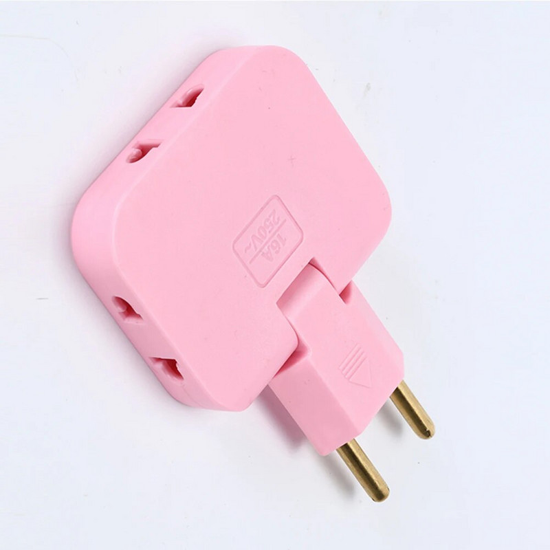 3 u 1 EU adapter za utičnicu, sklopivi putni adapteri iz SAD-a u EU, pretvarač struje KR utikač, električna utičnica, AC utičnica