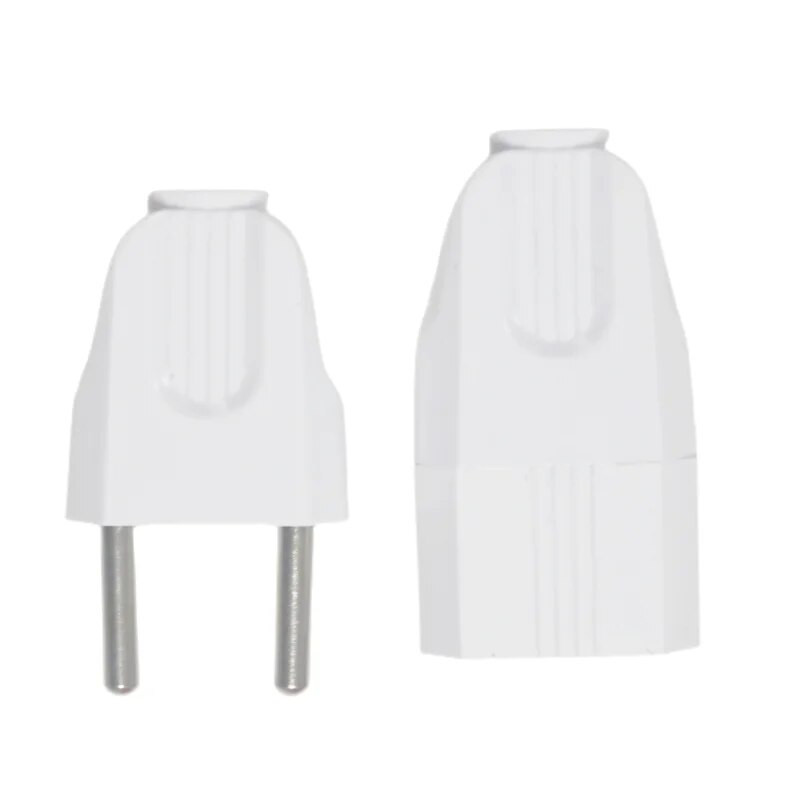 EU Europska 2-pinska AC električna struja Muški utikač Ženska utičnica Adapter za utičnicu Adapterska žica Konektor za produžni kabel koji se može ponovno ožičiti