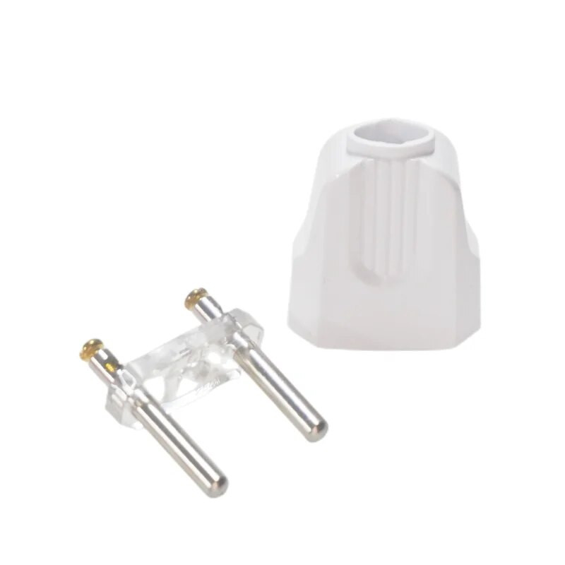 EU Europska 2-pinska AC električna struja Muški utikač Ženska utičnica Adapter za utičnicu Adapterska žica Konektor za produžni kabel koji se može ponovno ožičiti