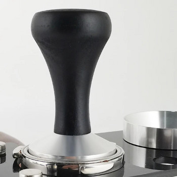 51mm/53mm/58mm Black Coffee Tamper Espresso Tamper Portafilter Powder Hammer Tools Accesorios Dosing Ring