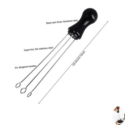 51mm/53mm/58mm Black Coffee Tamper Espresso Tamper Portafilter Powder Hammer Tools Accesorios Dosing Ring