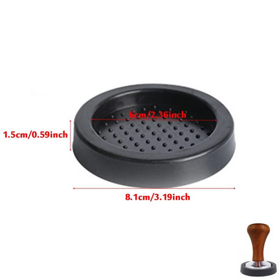 51mm/53mm/58mm Black Coffee Tamper Espresso Tamper Portafilter Powder Hammer Tools Accesorios Dosing Ring
