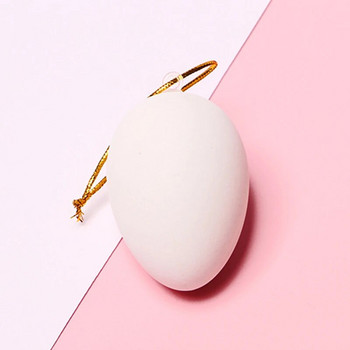 12 τμχ Πασχαλινά αυγά Πλαστικό κρεμαστό μενταγιόν πολύχρωμο κουνελάκι ζωγραφισμένο σε σχήμα αυγού Παιδικά παιχνίδια δώρα 2023 Καλό πασχαλινό ντεκόρ σπιτιού
