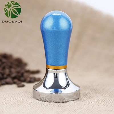 NUBECOM Practică cafetieră sub presiune, pulbere, ciocan, bară de cafea din aluminiu, bară de presiune, dispozitiv de cafea de 57 mm.