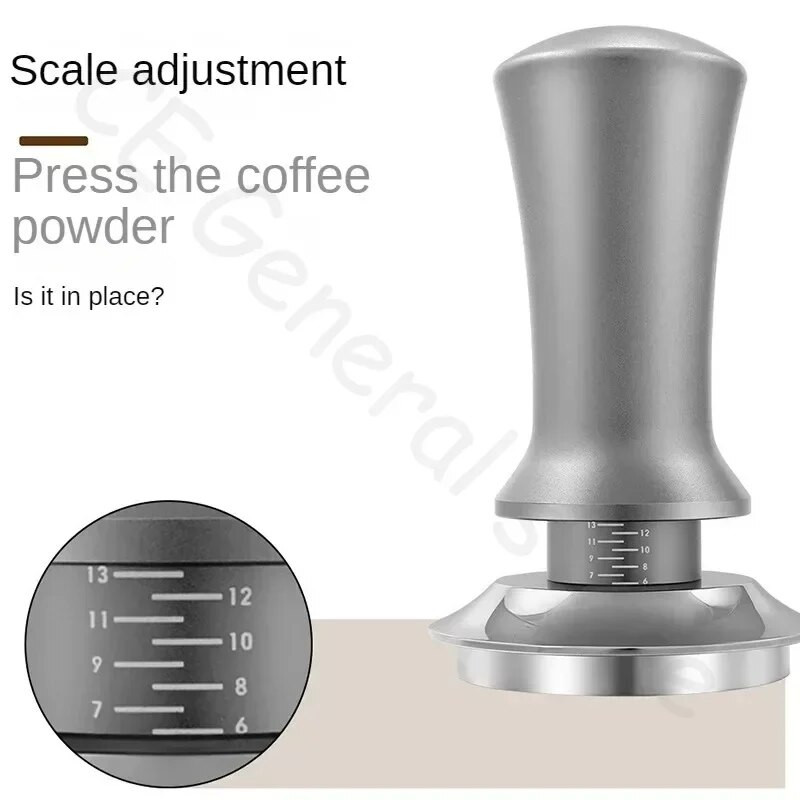 Nabijači za kavu 15 lb Nabijači za kavu s oprugom Ripple Base Aluminijski samonivelirajući espresso nabijač Posuda za kavu 51 mm 53 mm 58 mm