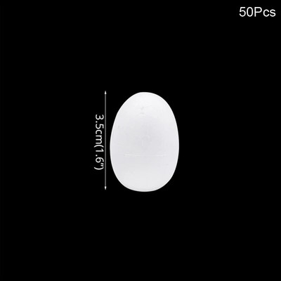 50db Húsvéti Tojás Barkácsfestés Styrofoam hab Tojás Húsvéti Otthon Dekoráció Tojás Koszorú Húsvéti Party Szívek Kellékek Gyerekek Ajándékok