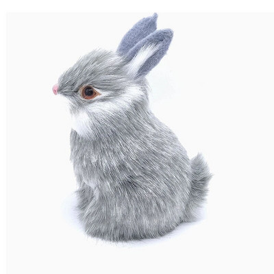 Nove 3 vrste slatkih životinja, simulacija uskršnjeg zeca, krzneni zec koji čuči Božićni rođendanski poklon Igračke za dekoraciju vjenčanja