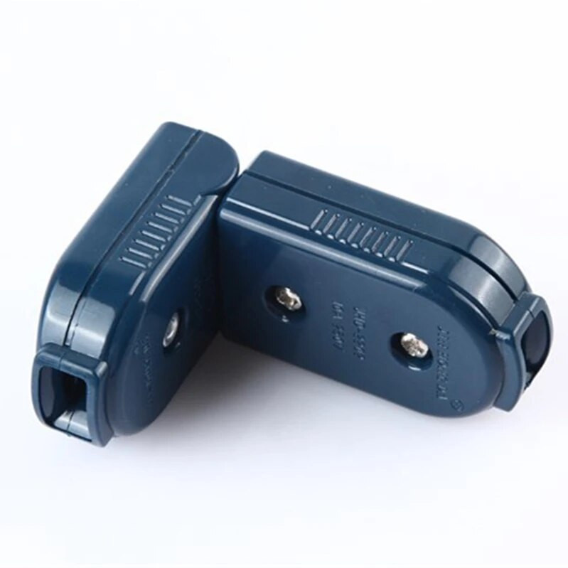 90 fokos forgatható tápcsatlakozó és aljzat, amerikai csatlakozás két lapos lábcsatlakozóval 2201/2202 American Standard Két lapos indust