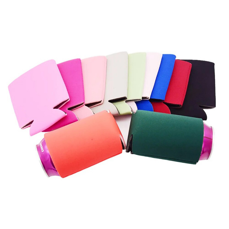 1PC Jednobojni prijenosni poklopac za šalicu, navlake za pivo, navlake za kampiranje, navlaka za šalicu za sodu, materijal od pjene, boca za hlađenje pića, vanjski navlaka