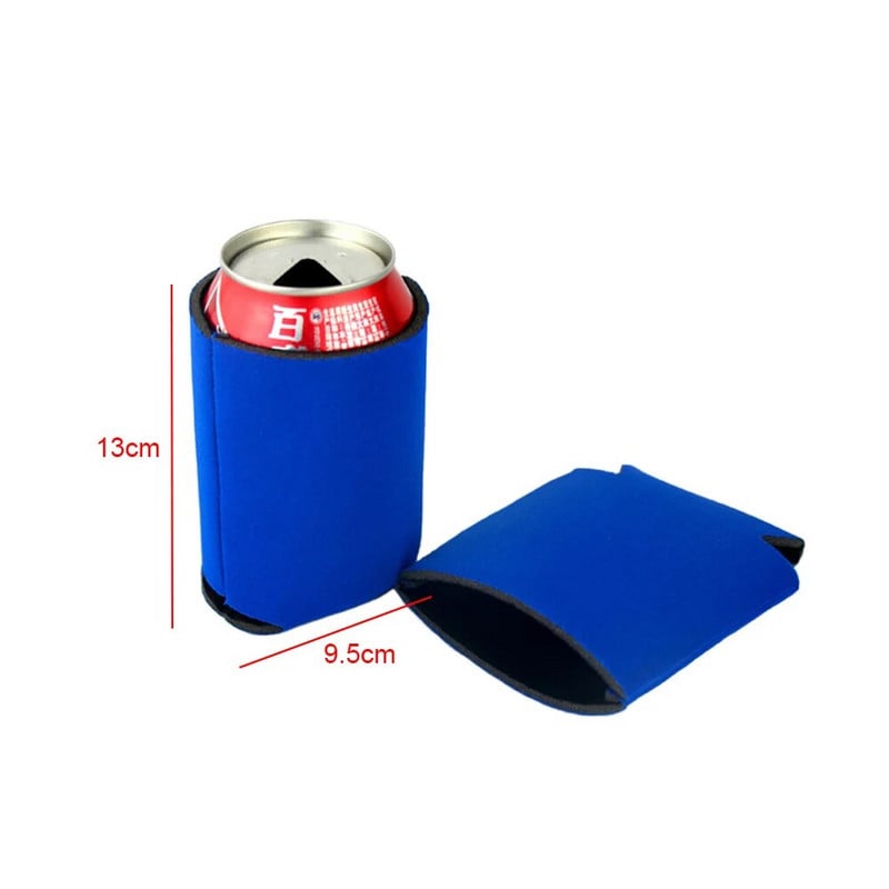 1PC Jednobojni prijenosni poklopac za šalicu, navlake za pivo, navlake za kampiranje, navlaka za šalicu za sodu, materijal od pjene, boca za hlađenje pića, vanjski navlaka