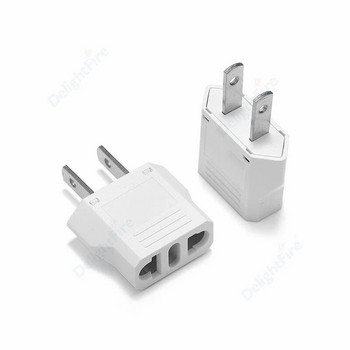 3 τεμ. US Electrical Socket EU To US JP Power Adapter Euro To US Travel Adapter Electric Plug Sockets Μετατροπέας AC Πρίζα ρεύματος