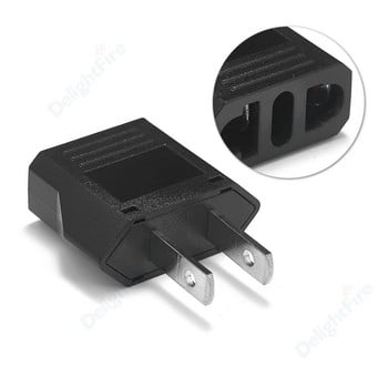 3 τεμ. US Electrical Socket EU To US JP Power Adapter Euro To US Travel Adapter Electric Plug Sockets Μετατροπέας AC Πρίζα ρεύματος