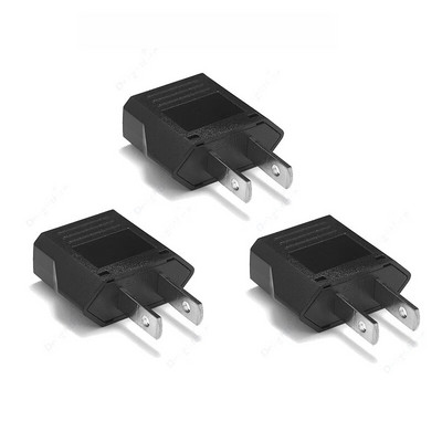 3 vnt JAV elektros lizdas EU į JAV JP maitinimo adapteris euro į JAV kelionių adapteris elektros kištuko lizdai kintamosios srovės keitiklis maitinimo lizdas