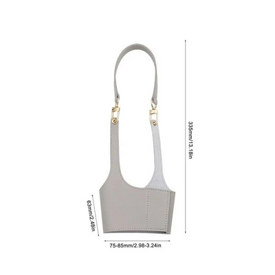 Prijenosna torbica za bocu vode Držač šalice za kavu Kožna remenka Torbica za nošenje Mlijeko Čaj Šalica s ručkom Torbica za šalicu pića