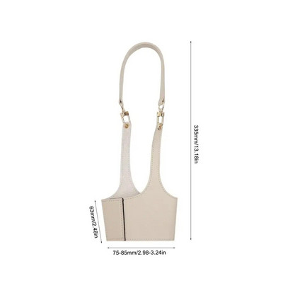 Prijenosna torbica za bocu vode Držač šalice za kavu Kožna remenka Torbica za nošenje Mlijeko Čaj Šalica s ručkom Torbica za šalicu pića