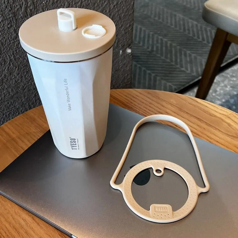 Silikonska ručka boce za vodu za Tyeso 600ml/40oz promjera 85-100mm prijenosne nepropusne izolirane čaše šalice za kavu dodaci šalice