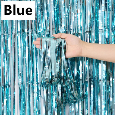 Novo 4/2/1 pakiranje pozadine za zabavu od metalne folije zavjese od šljokica s resama za odrasle, djecu, rođendanske proslave, vjenčanje, ukrasi za tuširanje djeteta