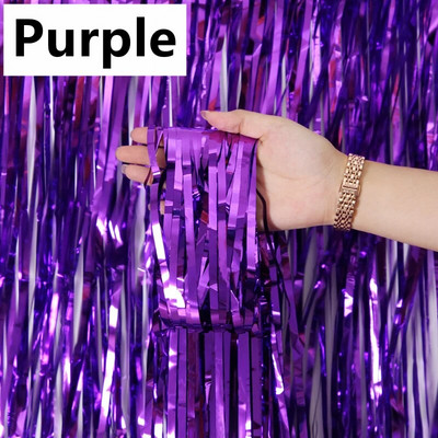 Novo 4/2/1 pakiranje pozadine za zabavu od metalne folije zavjese od šljokica s resama za odrasle, djecu, rođendanske proslave, vjenčanje, ukrasi za tuširanje djeteta