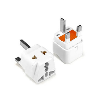 Προσαρμογέας ταξιδιού 2 σε 1 US EU AU to UK EU Universal High Quality Plug Adapter with 13A Fuse for PC Προσαρμογέας βύσματος τηλεόρασης