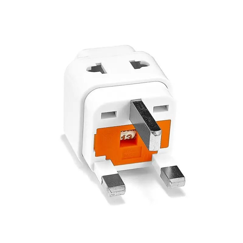 2 u 1 putni adapter SAD EU AU u UK EU Univerzalni adapter visoke kvalitete s osiguračem od 13 A za PC računalo Adapter za TV utikač