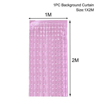 Dekoracije za rođendanske zabave Svjetlucava pozadina sa šljokicama Pozadina Vjenčanje Baby Shower Dekoracija Rođendanska fotozona Zavjesa od svjetlucave folije