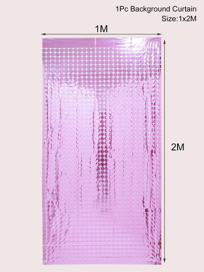 Dekoracije za rođendanske zabave Svjetlucava pozadina sa šljokicama Pozadina Vjenčanje Baby Shower Dekoracija Rođendanska fotozona Zavjesa od svjetlucave folije