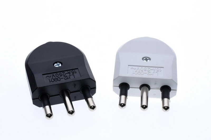 3PIN Italia Tip L Ștecher recablabil 250V 10A /16A