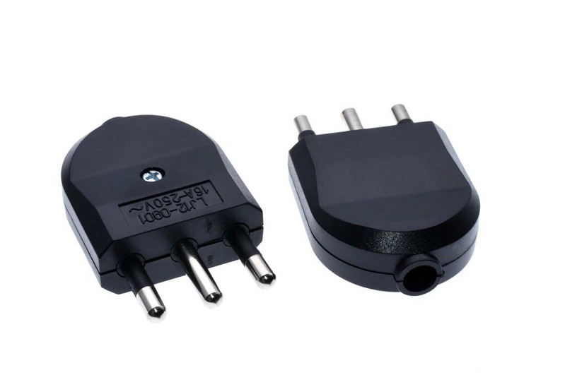 3PIN Italia Tip L Ștecher recablabil 250V 10A /16A