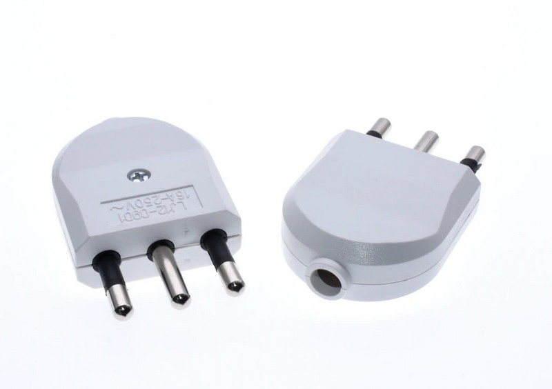 3PIN Italia Tip L Ștecher recablabil 250V 10A /16A