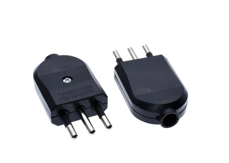 3PIN Italia Tip L Ștecher recablabil 250V 10A /16A