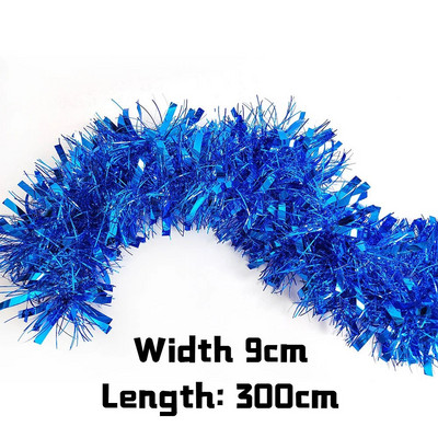 3 m sädelevad tutid narmasbänner läikiv roosikuldne metallist fooliumist tuttide vanik jõulusünnipäevapeo taustaks seinakaunistuseks