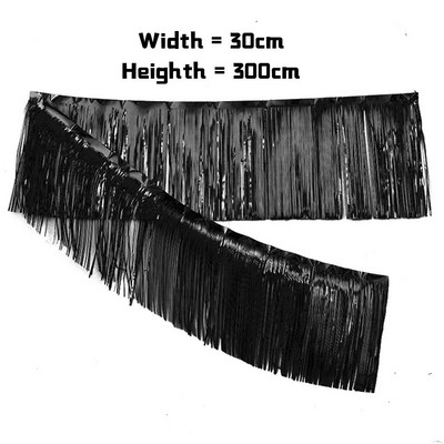 3 m sädelevad tutid narmasbänner läikiv roosikuldne metallist fooliumist tuttide vanik jõulusünnipäevapeo taustaks seinakaunistuseks