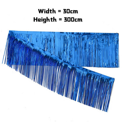 3 m sädelevad tutid narmasbänner läikiv roosikuldne metallist fooliumist tuttide vanik jõulusünnipäevapeo taustaks seinakaunistuseks