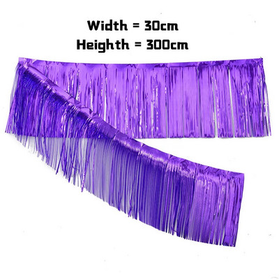 3 m sädelevad tutid narmasbänner läikiv roosikuldne metallist fooliumist tuttide vanik jõulusünnipäevapeo taustaks seinakaunistuseks