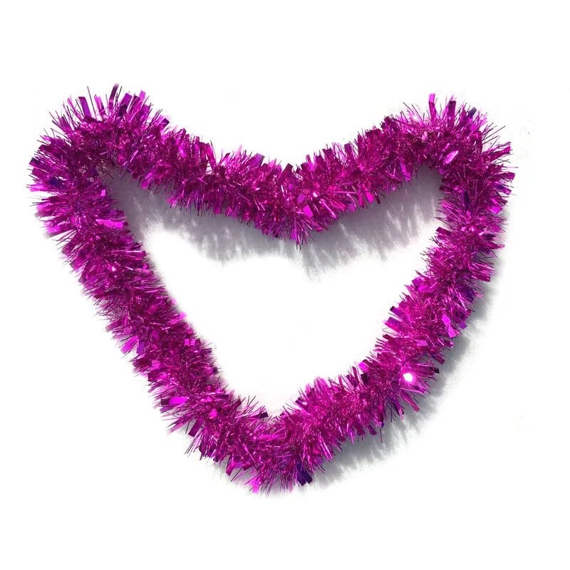 3 m sädelevad tutid narmasbänner läikiv roosikuldne metallist fooliumist tuttide vanik jõulusünnipäevapeo taustaks seinakaunistuseks