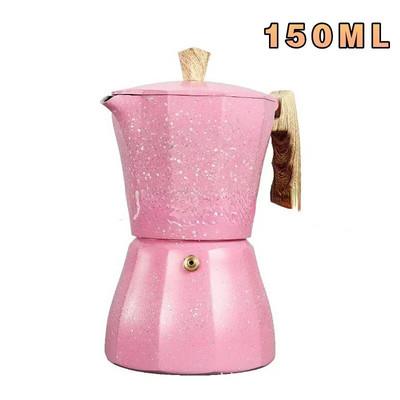 Moka Pot Италианска кафемашина Еспресо Алуминиев гейзер Кафемашина Чайник Лате печка Класическа кафеварка Аксесоари за бариста