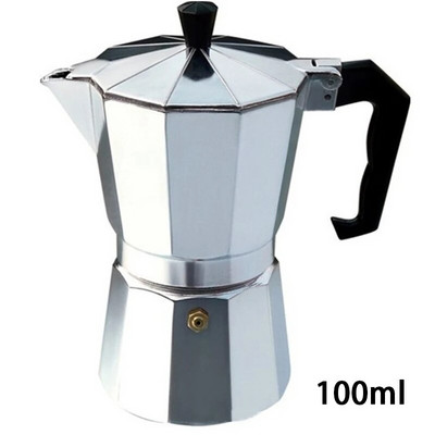 Alumínium kávéfőző Tartós Moka Cafeteira Expresso Percolator Pot Praktikus Moka kávéfőző 50/100/150/300/450/600 ml