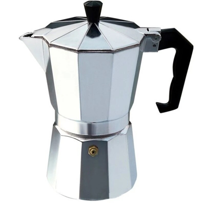 Alumínium kávéfőző Tartós Moka Cafeteira Expresso Percolator Pot Praktikus Moka kávéfőző 50/100/150/300/450/600 ml