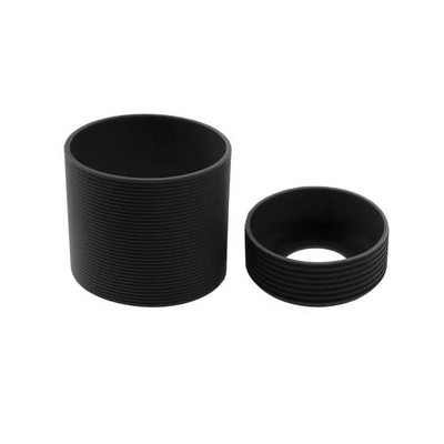 Silikonski svijet 2 kom/set 6,5 CM Silikonska navlaka za šalicu Pruge toplinski izolirane za staklenu navlaku za šalicu 65 MM Silikonski donji poklopac za šalicu