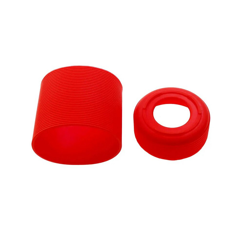 Silikonski svijet 2 kom/set 6,5 CM Silikonska navlaka za šalicu Pruge toplinski izolirane za staklenu navlaku za šalicu 65 MM Silikonski donji poklopac za šalicu