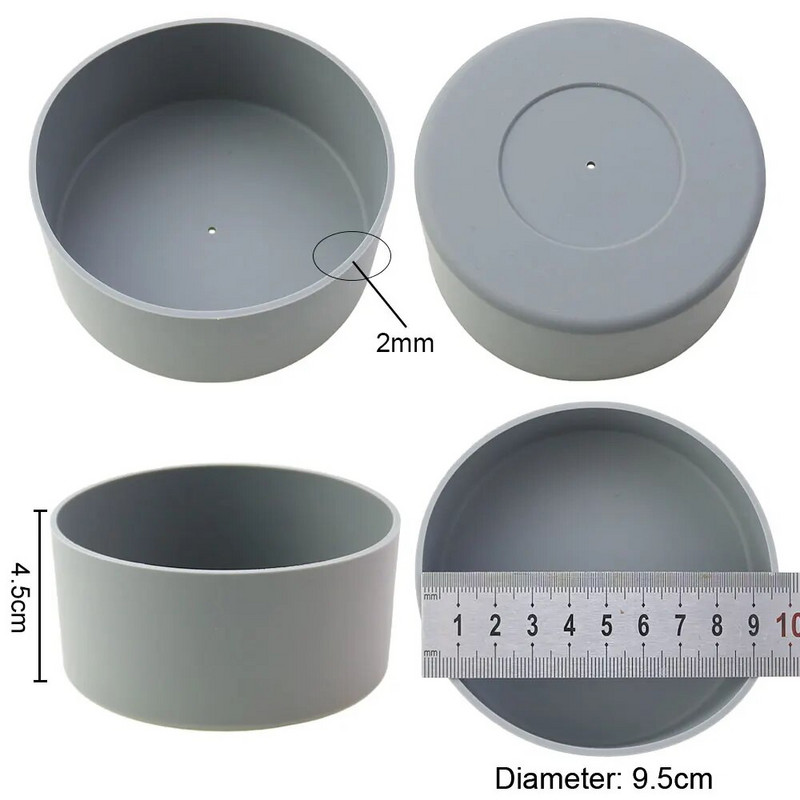 17 boja 9,5 CM silikonski podmetači Donji poklopac čaše Donji prsten izolacijski prsten Navlaka za podmetač 95 MM Plašt termos boce