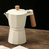 Kavos virimo aparatas Aliuminis Moka Puodas Itališko tipo Espreso Perkolatorius Puodelis Latte Viryklė 150/300ML 3/6 puodelių kavos virimo aparatas