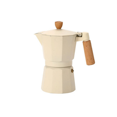 Kavos virimo aparatas Aliuminis Moka Puodas Itališko tipo Espreso Perkolatorius Puodelis Latte Viryklė 150/300ML 3/6 puodelių kavos virimo aparatas