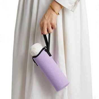 Κάλυμμα Sport Bottle Water With Strap Neoprene Insulator Sleeve Bag Case Pouch 500ML Φορητό σετ κυπέλλου σκούπας Αξεσουάρ κάμπινγκ