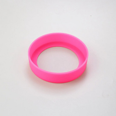 7,5 cm silikoninis neslystantis nuo nudegimo stiklinis puodelis Sspace 75 mm izoliacinis puodelis, apsaugantis nuo įbrėžimų, nusidėvėjimo puodelio dugno apsauginė rankovė
