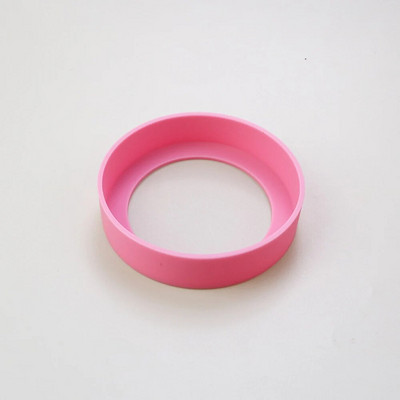 7,5 cm silikoninis neslystantis nuo nudegimo stiklinis puodelis Sspace 75 mm izoliacinis puodelis, apsaugantis nuo įbrėžimų, nusidėvėjimo puodelio dugno apsauginė rankovė
